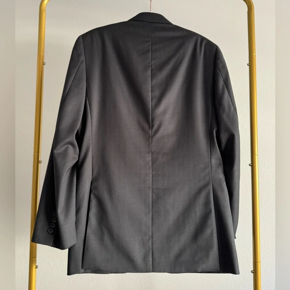 John Varvatos USA Dark Grey Wool Sport Blazer Jacket Men’s S 38R‎